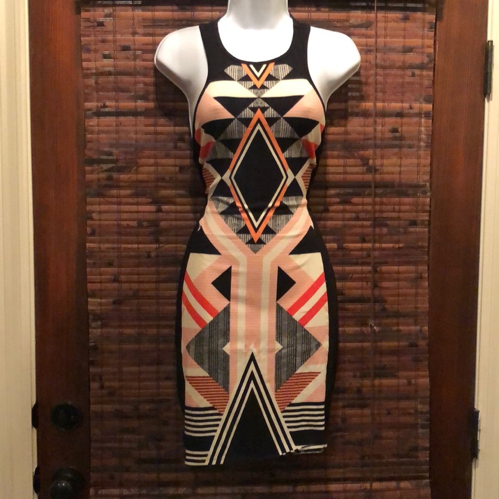 EXPRESS SUPER TRENDY body con midi dress!